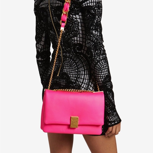 Brand new Balmain 1945 Soft Leather Clutch Bag - Picture 2 of 10